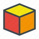 cube, geometry, isometric, perspective, shape, square 