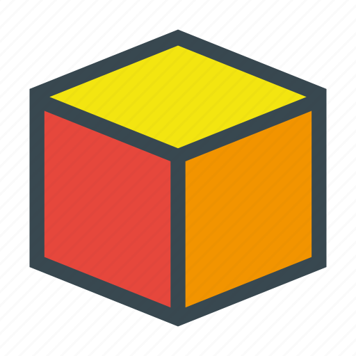Cube, geometry, isometric, perspective, shape, square icon - Download on Iconfinder