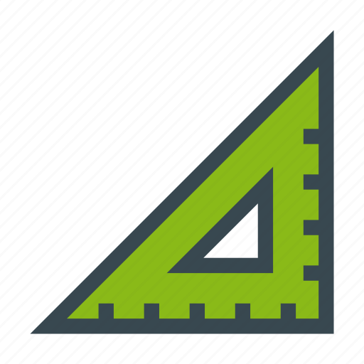 Measure, rule, ruler, triangle, triangular icon - Download on Iconfinder