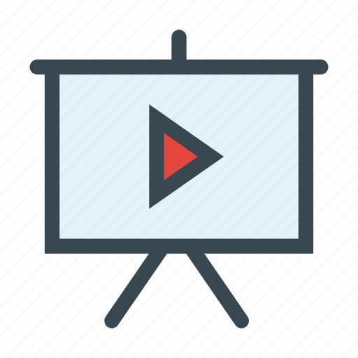 Board, cinema, projection, projector, screen, video, whiteboard icon - Download on Iconfinder