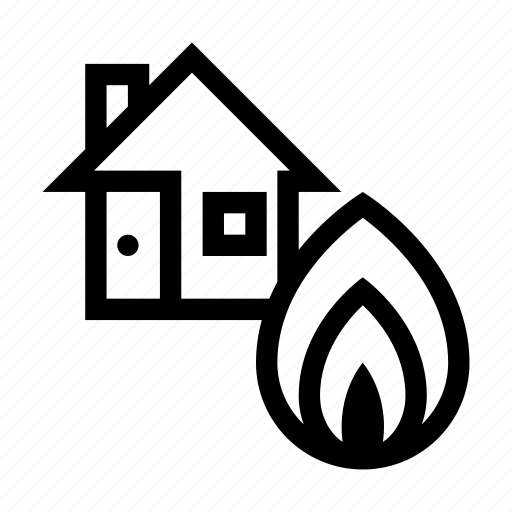 Burn, fire, home, house, insurance, property icon - Download on Iconfinder