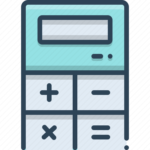 Calculating, calculator, estimate, reckoner, teller icon - Download on Iconfinder