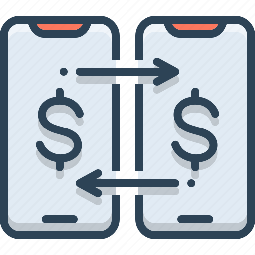 Money, money transfer, shifting, transfer, transferal, transference icon - Download on Iconfinder