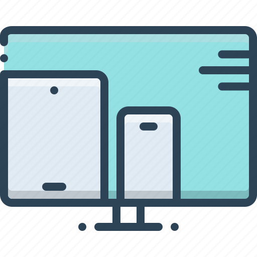 Communication, design, mockup, responsive, responsive design icon - Download on Iconfinder