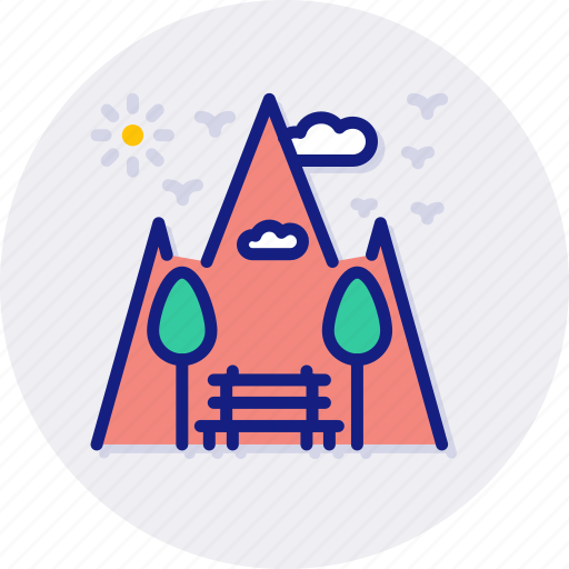 Park, mountains, environment, forest, garden, landscape, nature icon - Download on Iconfinder