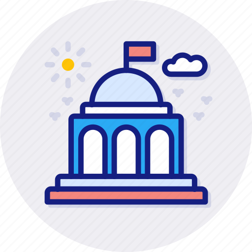 Governance, administrative, architecture, building, government, house, state icon - Download on Iconfinder