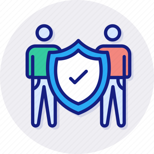 Volunteer, help, kindness, unity, shield, public, safety icon - Download on Iconfinder