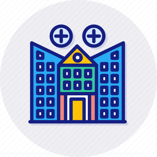 Hospital, building, facility, covid, health, care, medical icon - Download on Iconfinder