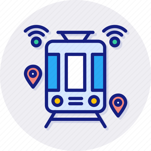 Tram, traffic, train, tramway, transport, transportation, travel icon - Download on Iconfinder