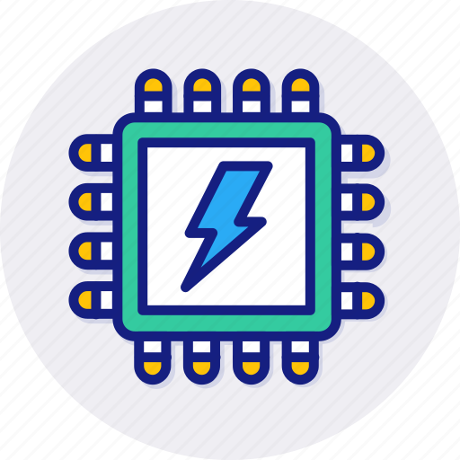 Virtual, circuit, data, processor, innovation, technology icon - Download on Iconfinder