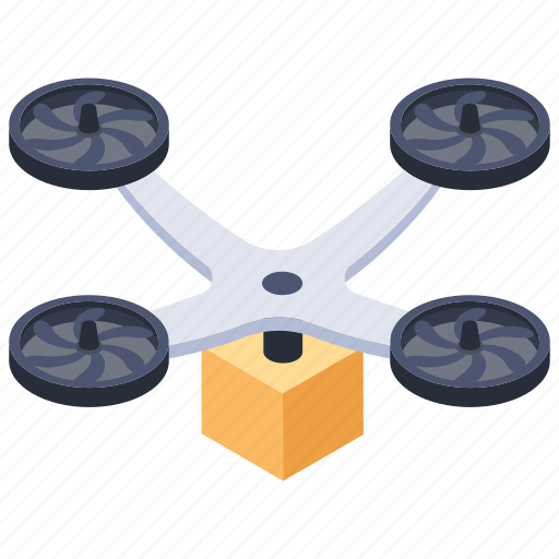 Flying drone, quadcopter, quadrocopter, quadrotor, quadrotor helicopter icon - Download on Iconfinder