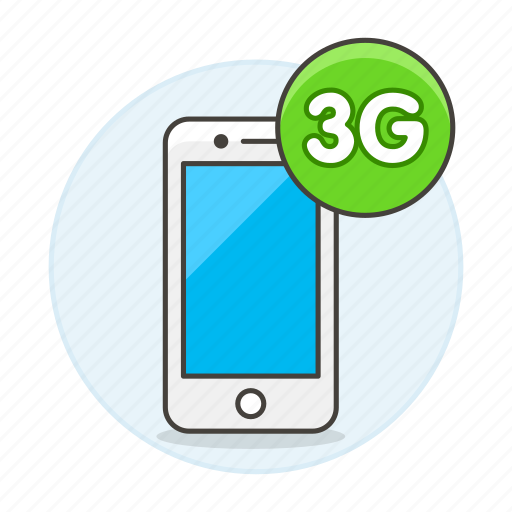 3g, cellular, connectivity, enabled, mobile, network, phone icon - Download on Iconfinder