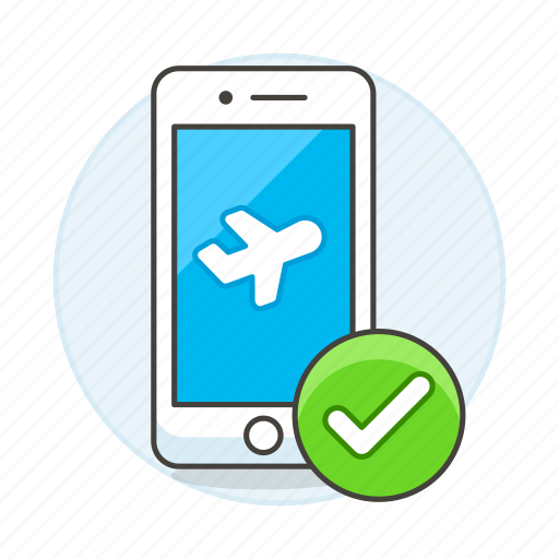 Flight, phone, mobile, smartphone, app, booking, apps icon - Download on Iconfinder