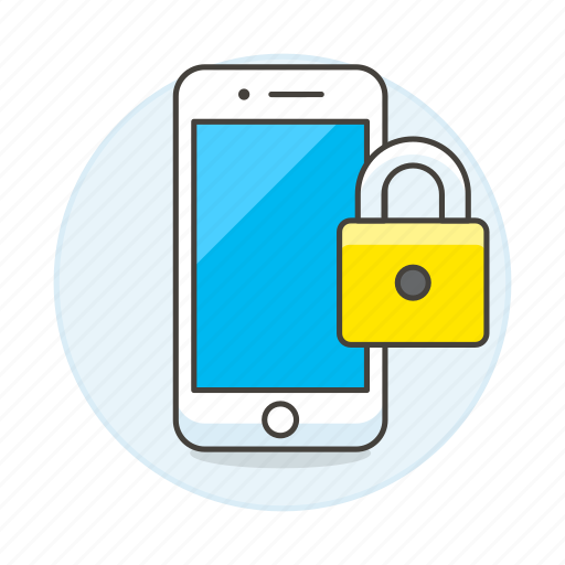 Phone, mobile, smartphone, security, lock, locked icon - Download on Iconfinder