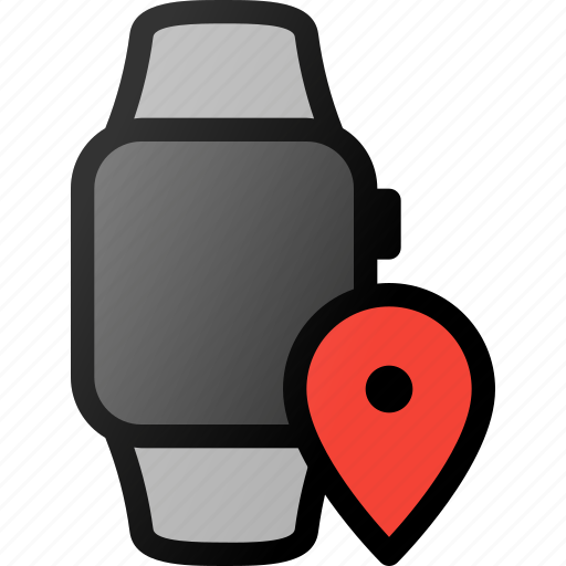Smartwatch, geolocation, smart, watch icon - Download on Iconfinder