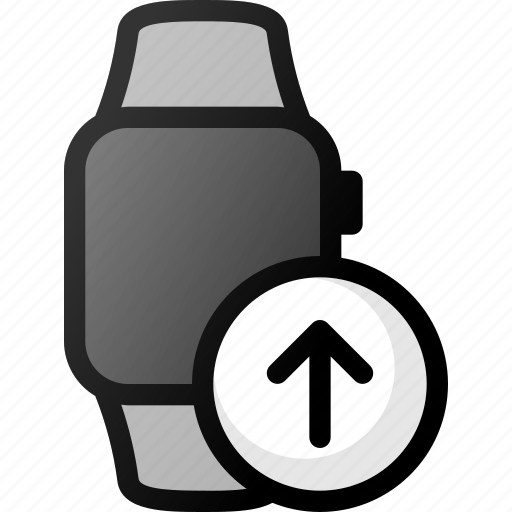 Smartwatch, upload, smart, watch icon - Download on Iconfinder