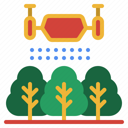 Watering, drone, industry, plant, farm, farming, agriculture icon - Download on Iconfinder