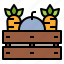 crate, vegetable, ingredient, food, yield 
