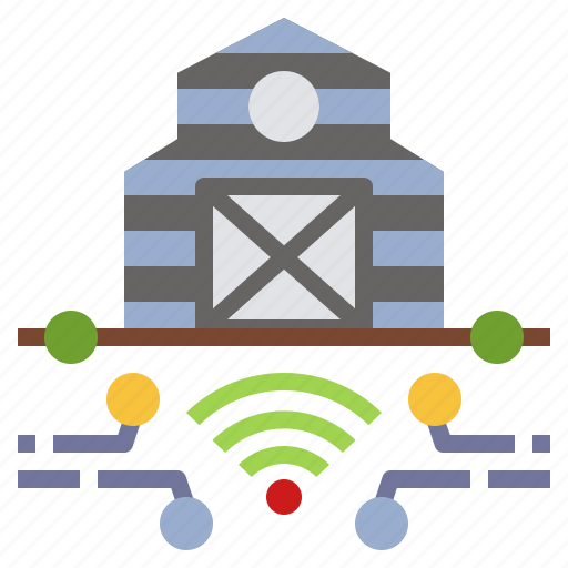 Smart, farm, barn, agriculture, warehouse, wifi icon - Download on Iconfinder