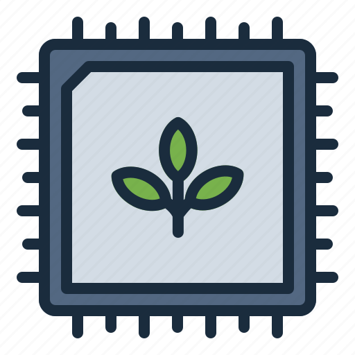Chip, computer, smart, farm, farming, agriculture, gardening icon - Download on Iconfinder