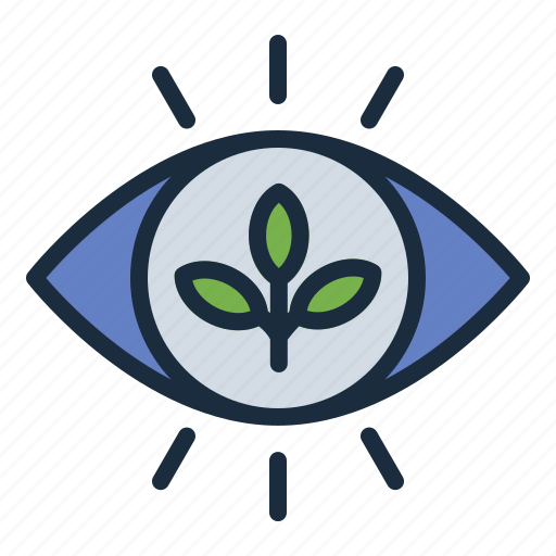 Vision, plant, farm, farming, agriculture, gardening, smart farm icon - Download on Iconfinder