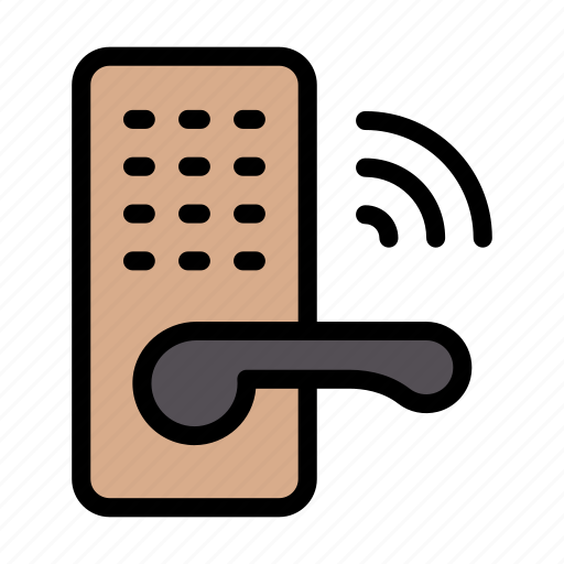 Handle, lock, wireless, security, protection icon - Download on Iconfinder