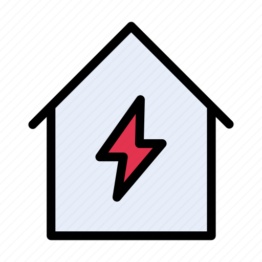 House, flash, power, smart, home icon - Download on Iconfinder