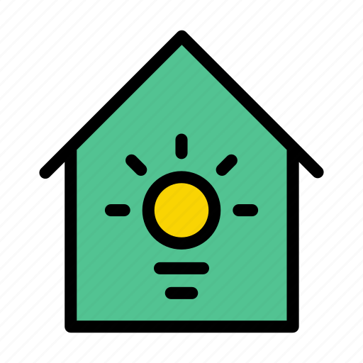 House, light, home, building, bulb icon - Download on Iconfinder