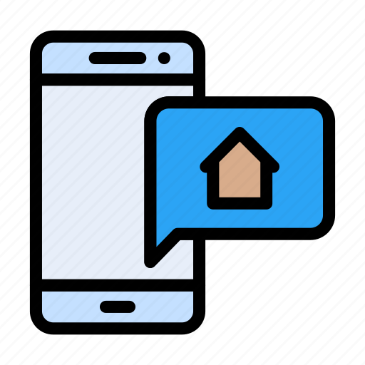 Mobile, phone, smart, home, technology icon - Download on Iconfinder