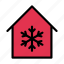 snowflake, house, smart, home, building 
