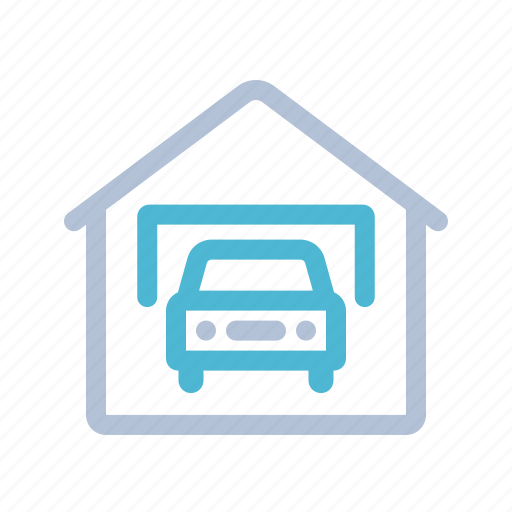 Car, garage, home, house, smart home, technology icon - Download on Iconfinder