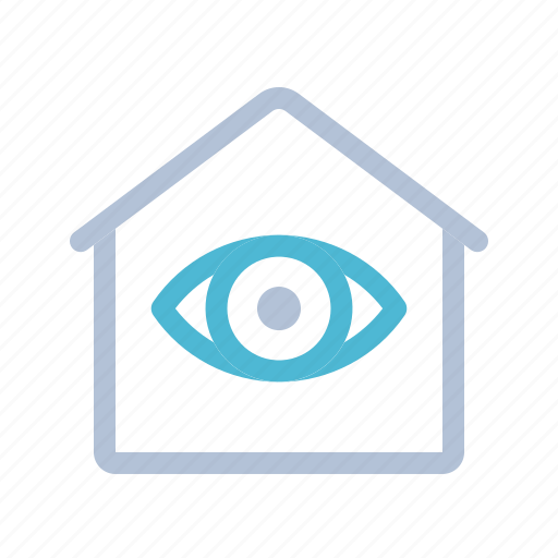 Eye, home, house, security, smart home, surveillance, technology icon - Download on Iconfinder