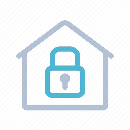 Home, house, lock, security, smart home, technology icon - Download on Iconfinder