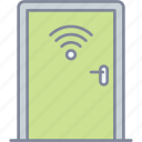 smart, door, home automation, wifi signals