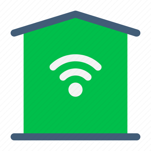 House, home, iot, smart, wifi, property icon - Download on Iconfinder