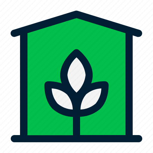 Eco, green, house, home, ecology, grass, garden icon - Download on Iconfinder