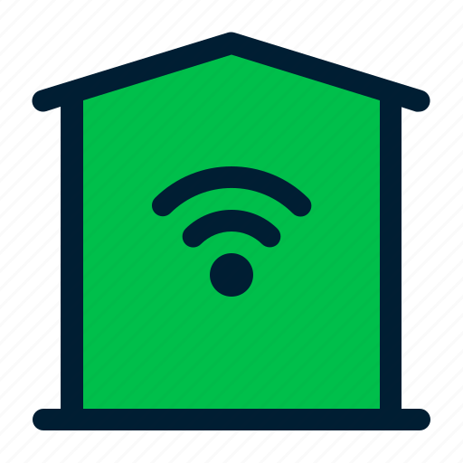 House, home, iot, smart, wifi, property icon - Download on Iconfinder