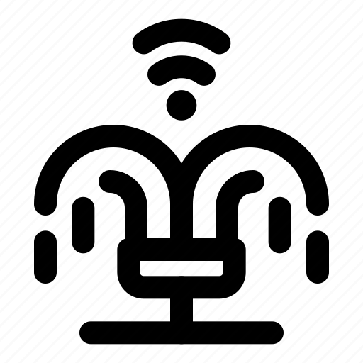 Sprinkler, wet, water, wifi, auto, smart, farming icon - Download on Iconfinder