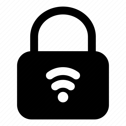 Glyph, smart, lock, padlock, protection, secure, internet icon - Download on Iconfinder