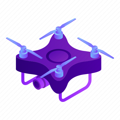 Business, cartoon, drone, isometric, logo, silhouette, technology icon - Download on Iconfinder