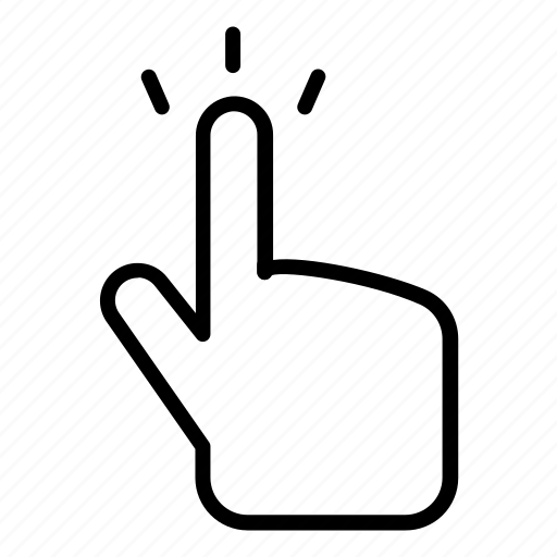 Finger, hand, gesture, left, click, technology icon - Download on Iconfinder