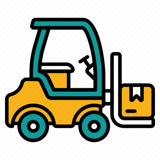 Industry, logistic, factory, box, pallet, truck, lift icon - Download on Iconfinder