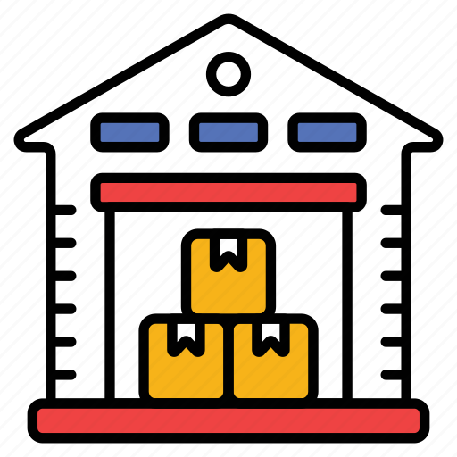 Warehouse, package, shipping, storehouse, logistics icon - Download on Iconfinder