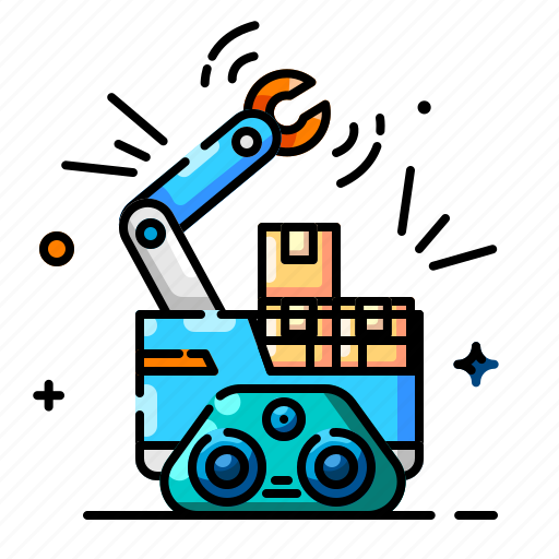 Carrier, robot, technology, delivery, transportation, industry, automatic icon - Download on Iconfinder