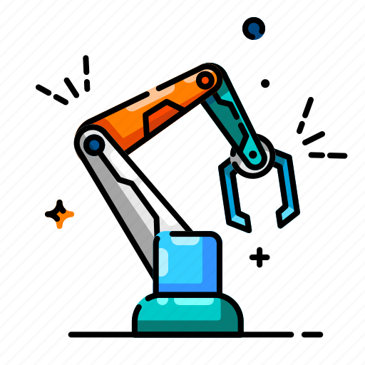 Robot, arm, machine, technology, hand, industry, equipment icon - Download on Iconfinder