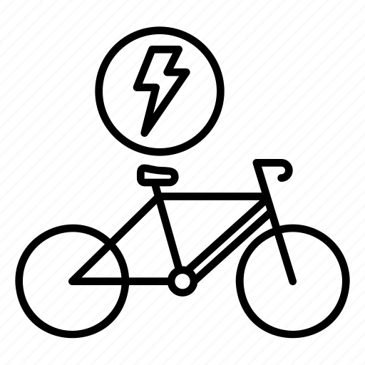 Electric, bike, bicycle, electricity, cycling icon - Download on Iconfinder
