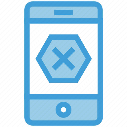 Cell phone, cross, delete, device, mobile, reject, smart phone icon - Download on Iconfinder
