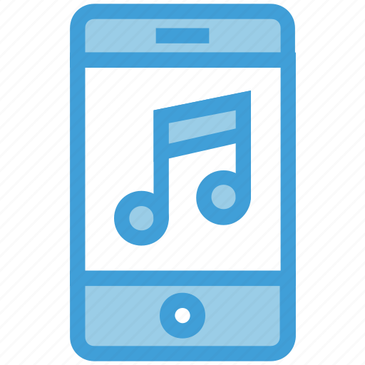 Audio, cell phone, device, mobile, music note, smart phone, sound icon - Download on Iconfinder