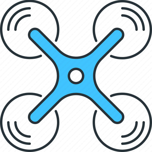 Uav, aircraft, copter, drone, nanocopter, quadcopter, remote icon - Download on Iconfinder