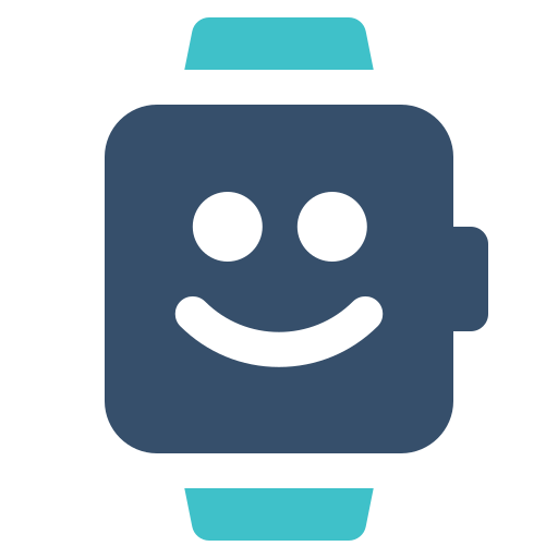 Watch, emoticon, smile, smartwatch icon - Free download